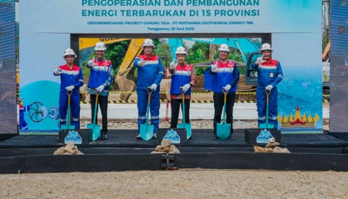 Lampung Dukung Energi Terbarukan, Groundbreaking Eksplorasi Gunung Tiga Resmi Dimulai