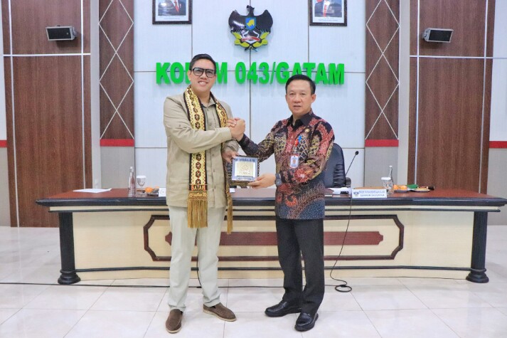 Kunjungan Kerja Spesifik Komisi I DPR RI terkait persiapan dan kesiapan Korem 043/Garuda Hitam dalam transformasi menuju Kodam || Foto: Dinas Kominfotik Provinsi Lampung