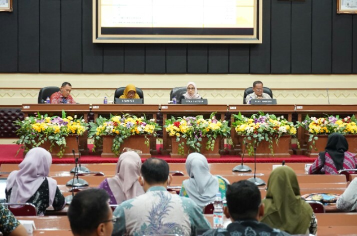 Rapat Koordinasi dan Asistensi Implementasi SAKIP, RB dan ZI oleh Kementerian Pendayagunaan Aparatur Negara dan Reformasi Birokrasi (PANRB) bersama Pemerintah Provinsi Lampung || Foto: Dinas Kominfotik Provinsi Lampung