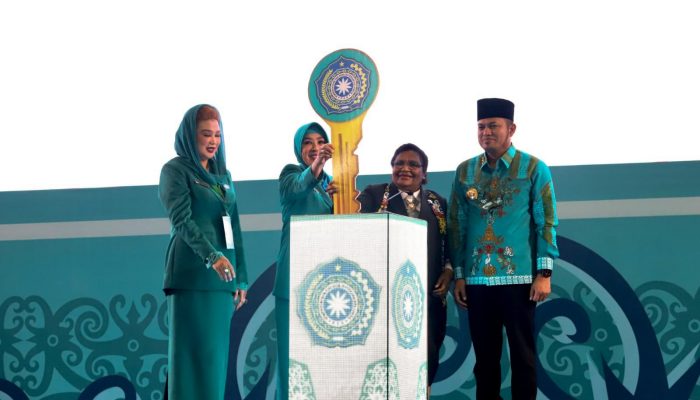 Ketua TP PKK Provinsi Lampung Ikuti Rakernas X PKK