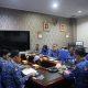 Suasana rapat pembahasan kesiapsiagaan bencana Provinsi Lampung yang dipimpin oleh Sekretaris Daerah Provinsi Lampung, Marindo Kurniaw || Foto: Dinas Kominfotik Provinsi Lampung