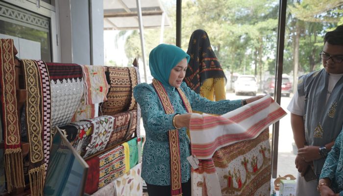 Dorong UMKM Lokal, Ketua TP PKK  Provinsi Lampung Kunjungi Dekranasda Lampung Tengah