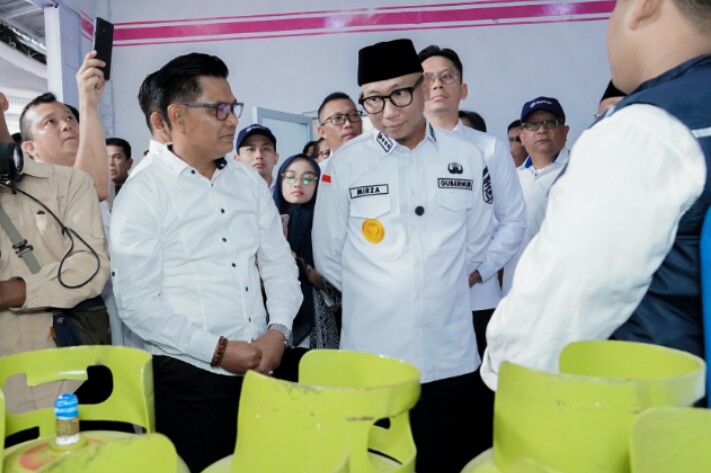 Gubernur Lampung, Rahmat Mirzani Djausal mengikuti Peluncuran Kelembagaan Koperasi Desa/Kelurahan Merah Putih dan Peringatan Hari Koperasi Nasional ke-78 Tahun 2025 secara virtual || Foto: Dinas Kominfotik Provinsi Lampung
