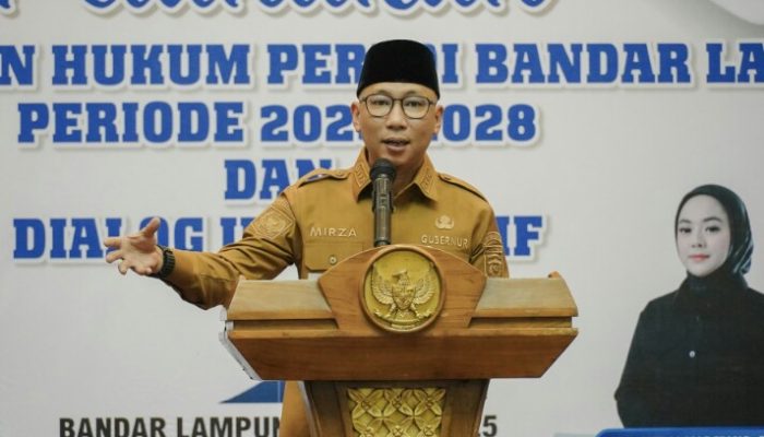 Pelantikan PBH Peradi Lampung, Gubernur Tekankan Pentingnya Akses Hukum Inklusif