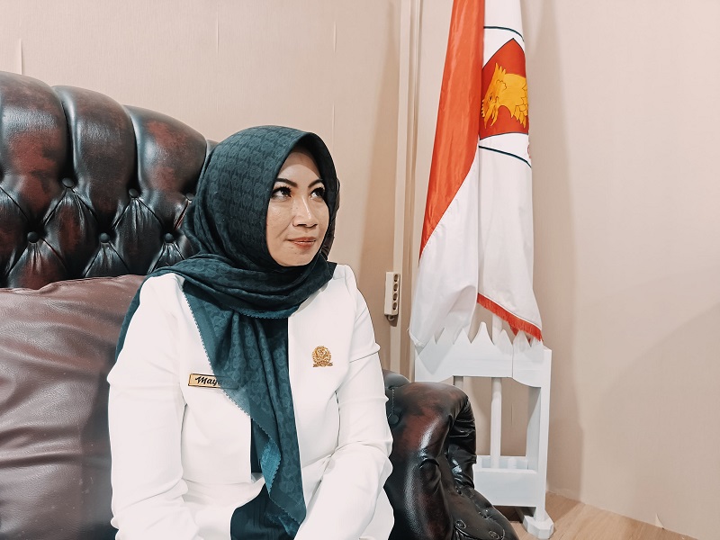 Mayang Suri Djausal, Anggota Komisi IV DPRD kota Bandar Lampung || Foto: Ridho/5W1HINDONESIA.ID