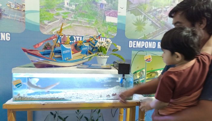 Edukasi Kelautan Menjadi Daya Tarik di Booth Dinas Kelautan dan Perikanan Bandar Lampung