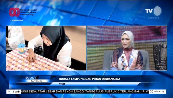 Dekranasda Provinsi Lampung Tegaskan Komitmen Lestarikan Budaya dan Dukung UMKM Lokal