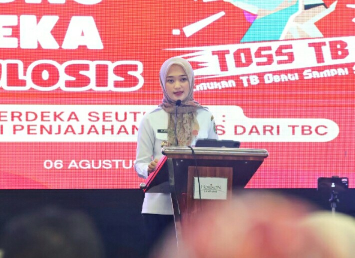 Wagub Lampung, Jihan Nurlela, menghadiri langsung sekaligus meresmikan kegiatan sosialisasi Peraturan Gubernur Nomor 12 Tahun 2025 || Foto: Dinas Kominfotik Provinsi Lampung
