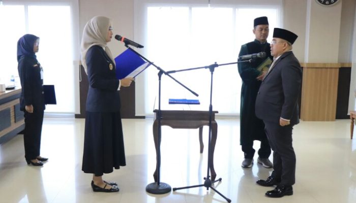 Wagub Lampung Lantik dr. Imam Ghozali sebagai Direktur RSUD Dr. H. Abdul Moeloek