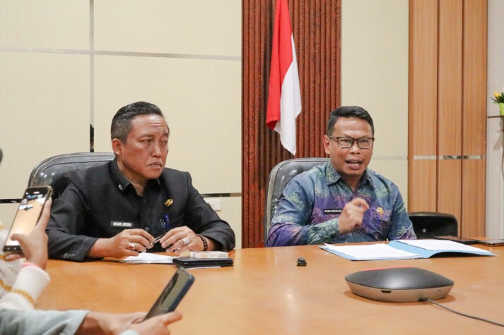 BKD dan Dinas Kominfotik mengumumkan perkembangan Seleksi Terbuka (Selter) Jabatan Pimpinan Tinggi Pratama (JPT) di lingkungan Pemprov Lampung || Foto: Dinas Kominfotik Provinsi Lampung