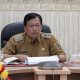Staf Ahli Gubernur bidang Ekonomi, Keuangan dan Pembangunan, Bani Ispriyanto, mengikuti Rapat Koordinasi Pengendalian Inflasi Daerah secara daring || Foto: Dinas Kominfotik Provinsi Lampung