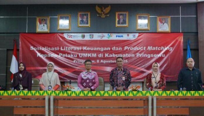 OJK Provinsi Lampung Gelar Product Matching, Edukasi Pasar Modal, dan Pembukuan Rekening Saham di Pringsewu