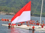 Unik, Gubernur Lampung Jadi Inspektur Upacara Peringatan HUT ke-80 RI di Atas Laut