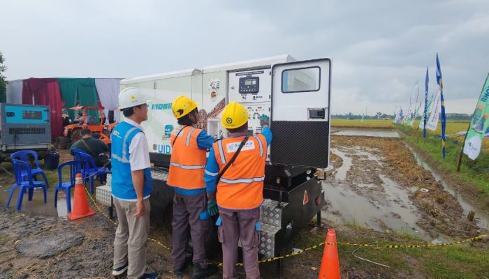 PLN Sukses Kawal Panen Raya di Lampung Tengah
