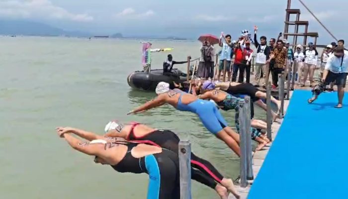 Kejurnas Open Water Swimming Digelar di Lampung, Akbar & Izzy Unjuk Gigi!