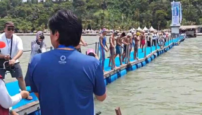 Jatim Dominasi Emas Pada Open Water Swimming Pesawaran, Akbar dan Izzy Unjuk Gigi!