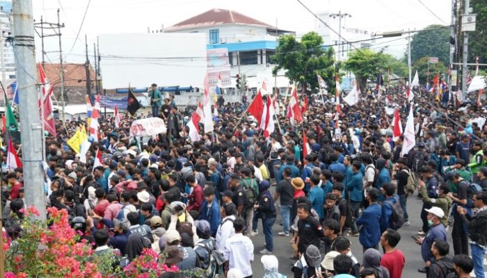 Aksi Damai Unjuk Rasa Mahasiswa di Lampung Jadi Contoh Kedewasaan Berdemokrasi