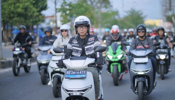 Ratusan Biker Ramaikan Sunday Morning Ride, Gubernur Lampung Dorong Promosi Wisata dan Edukasi Safety Riding