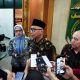 Gubernur Lampung, Rahmat Mirzani Djausal dalam wawancara bersama sejumlah awak media seusai mengikuti Rapat Koordinasi Pembangunan Pertanian Provinsi Lampung || Foto: Dinas Kominfotik Provinsi Lampung
