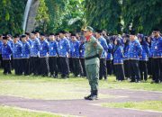 Asisten Pemerintahan dan Kesra menjadi pembina upacara bulanan di Lingkungan Pemerintah Provinsi Lampung, di Lapangan Korpri || Foto: Dinas Kominfotik Provinsi Lampung