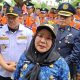 Walikota Eva Dwiana saat memberikan keterangan pers di kantor Dinas Perhubungan kota Bandar Lampung || Foto: Ridho/5W1HINDONESIA.ID
