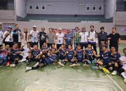 Tim futsal Lampung sukses mencukur habis Setjen KPU dengan skor mencolok 10–0 || Foto: Dinas Kominfotik Provinsi Lampung