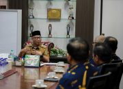 Gubernur Lampung, Rahmat Mirzani Djausal menerima kunjungan silaturahmi Pengurus Ikatan Notaris Indonesia (INI) Wilayah Lampung || Foto: Dinas Kominfotik Provinsi Lampung