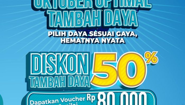 Promo Spesial Hari Listrik Nasional ke-80, Tambah Daya Listrik Diskon 50 Persen
