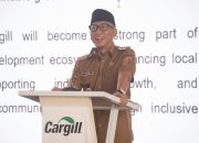 Gubernur Rahmat Mirzani Djausal meresmikan Lampung Refinery PT Pacrim Nusantara Lestari Foods, sekaligus menandai perjalanan 50 tahun Cargill beroperasi di Indonesia, yang digelar di Cargill Main Office, Kecamatan Panjang || Foto: Dinas Kominfotik Provinsi Lampung