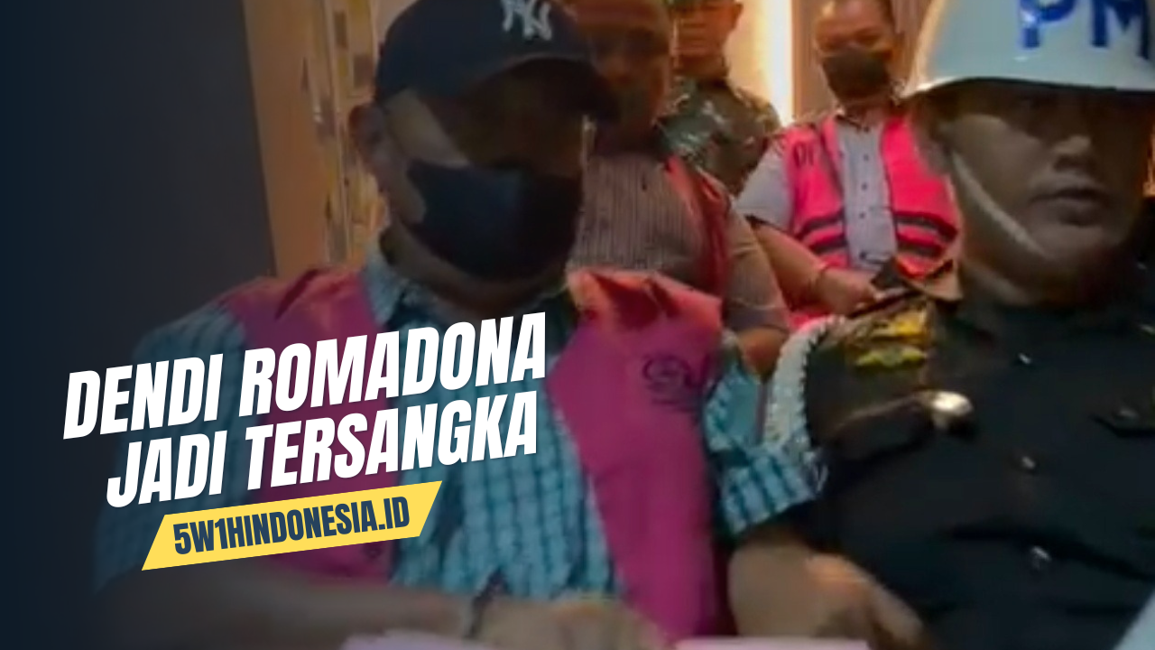 Dendi Romadona saat diamankan oleh Kejaksaan Tinggi (Kejati) Lampung || Foto: 5W1HINDONESIA.ID
