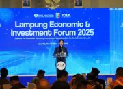 Wakil Gubernur (Wagub) Lampung Jihan Nurlela saat menghadiri Lampung Economic and Investment Forum (LEIF) 2025 di Ballroom Hotel Pullman, Jakarta || Foto: Dinas Kominfotik Provinsi Lampung