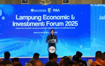 Wakil Gubernur (Wagub) Lampung Jihan Nurlela saat menghadiri Lampung Economic and Investment Forum (LEIF) 2025 di Ballroom Hotel Pullman, Jakarta || Foto: Dinas Kominfotik Provinsi Lampung