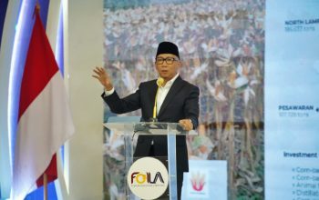 Gubernur Lampung, Rahmat Mirzani Djausal saat menghadiri Lampung Economic and Investment Forum (LEIF) 2025 di Ballroom Hotel Pullman, Jakarta || Foto: Dinas Kominfotik Provinsi Lampung