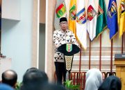 Gubernur Lampung, Rahmat Mirzani Djausal membuka Rapat Koordinasi Penguatan Sinergi dan Kolaborasi Pemberantasan Korupsi Pemerintah Daerah Wilayah Lampung yang diikuti oleh 15 kabupaten/kota se-Provinsi Lampung || Foto: Dinas Kominfotik Provinsi Lampung