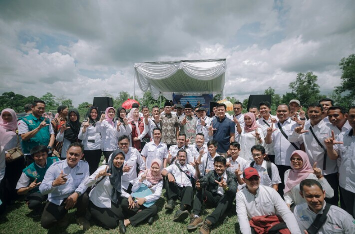 Sebanyak 722 Keluarga Penerima Manfaat (KPM) Program Keluarga Harapan (PKH) di Kabupaten Lampung Tengah resmi graduasi mandiri || Foto: Istimewa