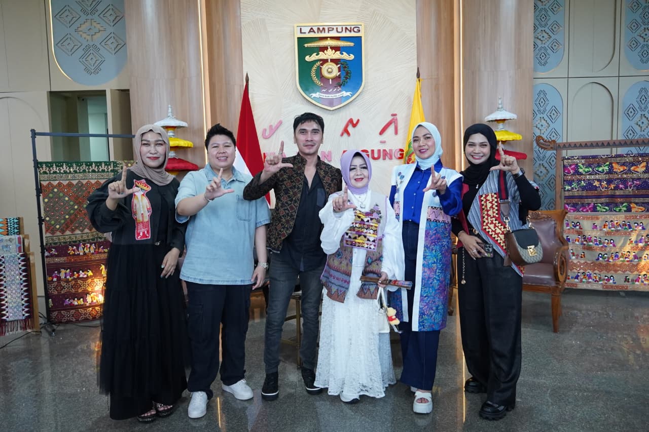 Pemprov Lampung bersama Dekranasda Provinsi Lampung menggelar pra-event "Temu Jemari" bersama para pegiat media sosial di Mahan Agung || Foto: Dinas Kominfotik Provinsi Lampung