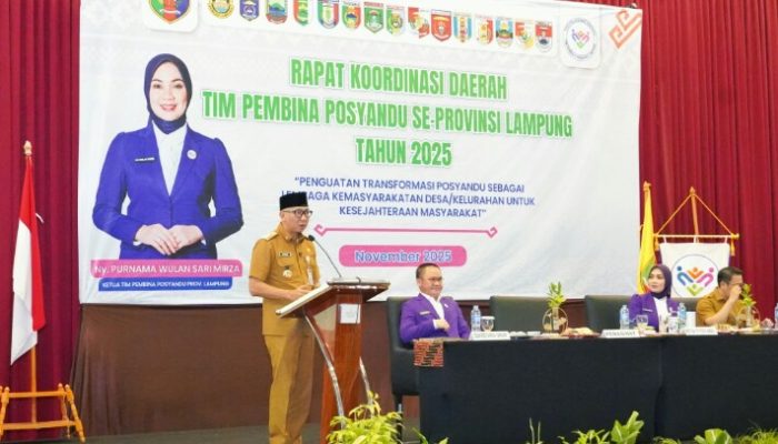 Buka Rakorda Posyandu 2025, Gubernur Lampung Tegaskan Penguatan Transformasi Layanan Hingga ke Desa
