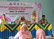 Ketua Srikandi PLN UID Lampung, Tarti Mudiani, memberikan pemaparan mengenai Pengarusutamaan Gender dan peran Srikandi PLN || Foto: PLN UID Lampung