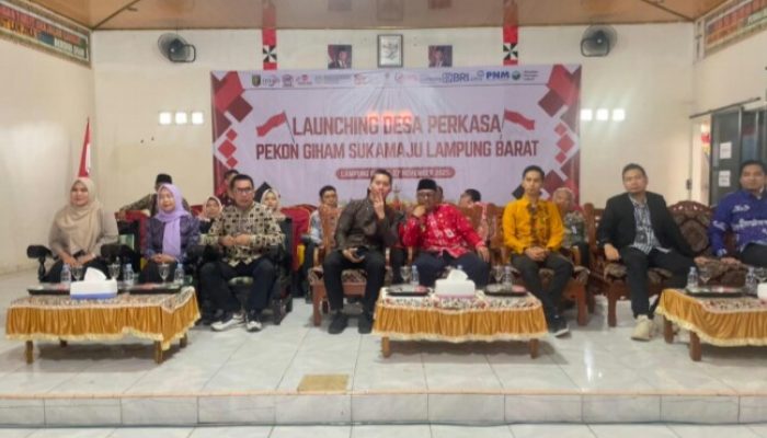 OJK dan TPKAD Lampung Barat Luncurkan Desa Perkasa di Pekon Hujan