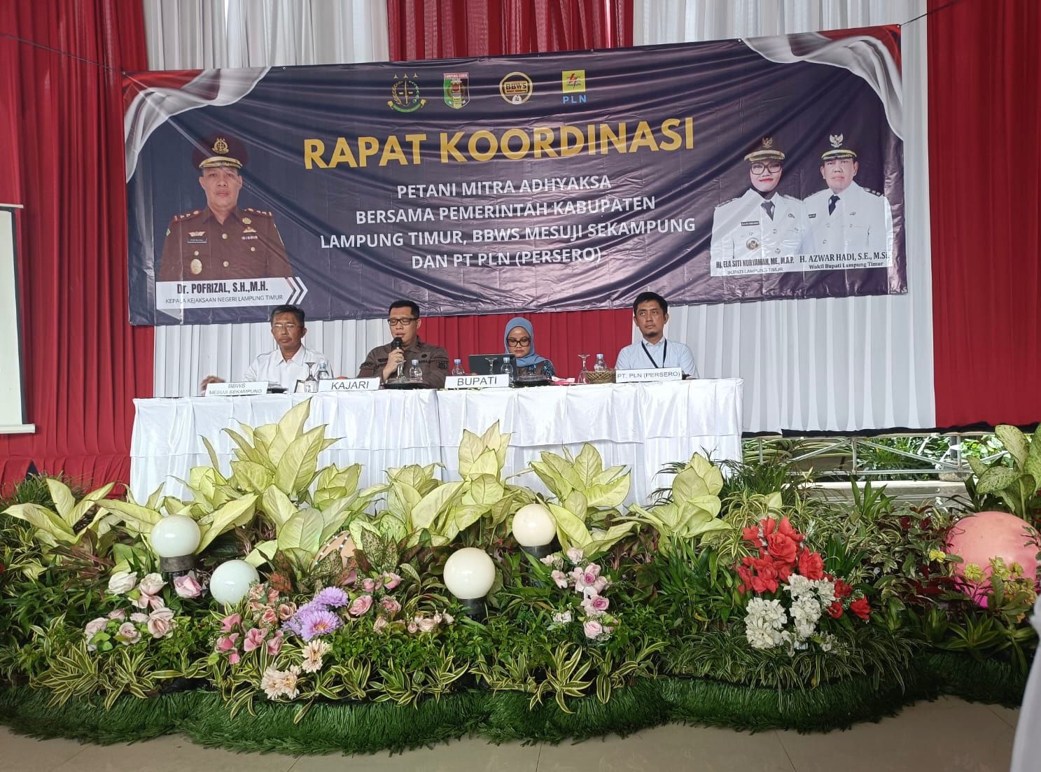 Suasana Rapat koordinasi Petani Mitra Adhyaksa yang digelar Kejaksaan Negeri Lampung Timur (Lamtim) || Foto: PLN UP3 Metro