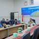 Kepala Dinas Kominfotik Provinsi Lampung, Ganjar Jationo, mengikuti rapat koordinasi penanganan informasi kebencanaan yang digelar Badan Komunikasi Pemerintah (Bakom) Republik Indonesia secara daring di Ruang Command Center Lantai 2 Dinas Kominfotik Provinsi Lampung || Foto: Dinas Kominfotik Provinsi Lampung