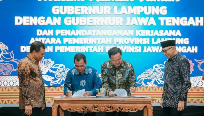 Pemprov Lampung dan Jawa Tengah Perkuat Kerja Sama Lintas Sektor