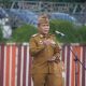 Staf Ahli Gubernur Bidang Pemerintahan, Hukum, dan Politik, Achmad Saefulloh, saat menjadi pembina Apel Mingguan di lingkungan Pemprov Lampung bertempat di Lapangan Korpri || Foto: Dinas Kominfotik Provinsi Lampung