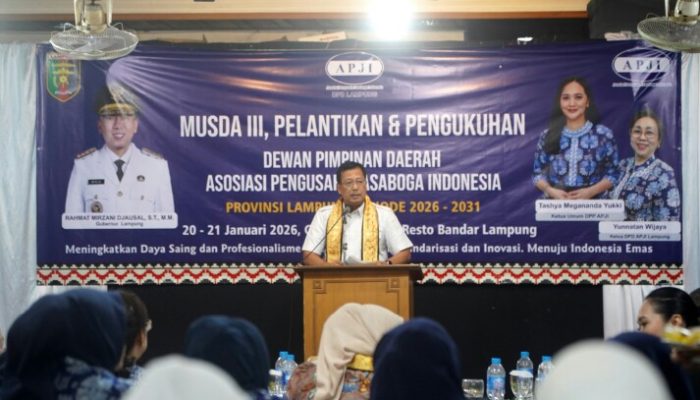 Pemprov Lampung Dorong Peran Jasaboga Perkuat Gizi, Pariwisata, dan Ekonomi Daerah