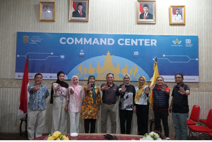 Dinas Kominfotik Provinsi Lampung menerima kunjungan Dinas Pemberdayaan Perempuan dan Perlindungan Anak (PPPA) Provinsi Lampung || Foto: Dinas Kominfotik Provinsi Lampung