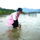 Pegawai PLN UID Lampung melakukan penanaman mangrove di pesisir Pesawaran sebagai langkah nyata mendukung mewujudkan keberlanjutan lingkungan bagi generasi mendatang || Foto: PLN UID Lampung