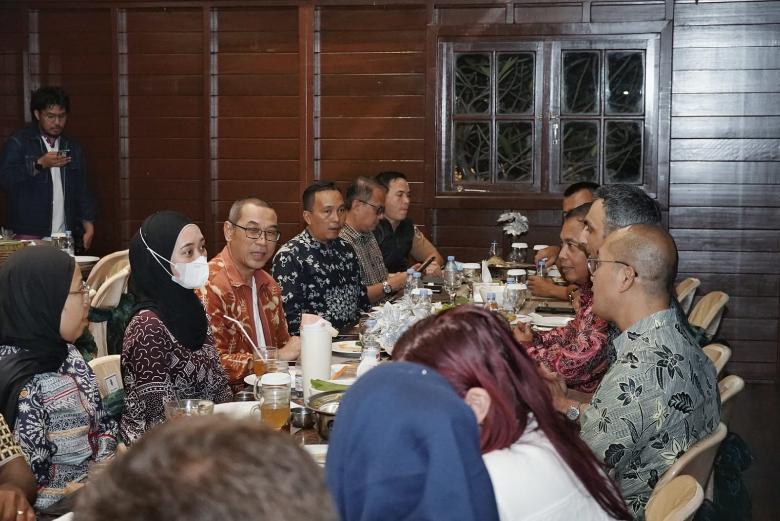 Wagub Lampung, Jihan Nurlela melakukan diskusi lanjutan bersama PT. Olam Indonesia serta tim Partnership for Forests (P4F) dari pemerintah Inggris || Foto: Dinas Kominfotik Provinsi Lampung