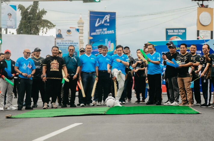 Sekdaprov Lampung, Marindo Kurniawan menghadiri Kick Off Piala Dunia yang diselenggarakan oleh TVRI Lampung || Foto: Dinas Kominfotik Provinsi Lampung