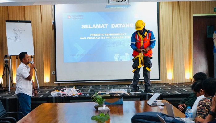 Waspada Risiko Kerja, PLN UP3 Tanjung Karang Gelar Edukasi K3 bagi Petugas Yantek