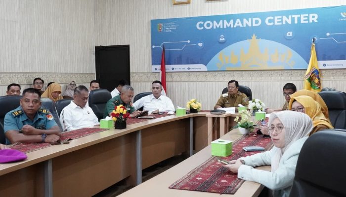 Rakor Inflasi Februari 2026, Pemprov Lampung Dorong TPID Lebih Aktif Awasi Harga Pasar
